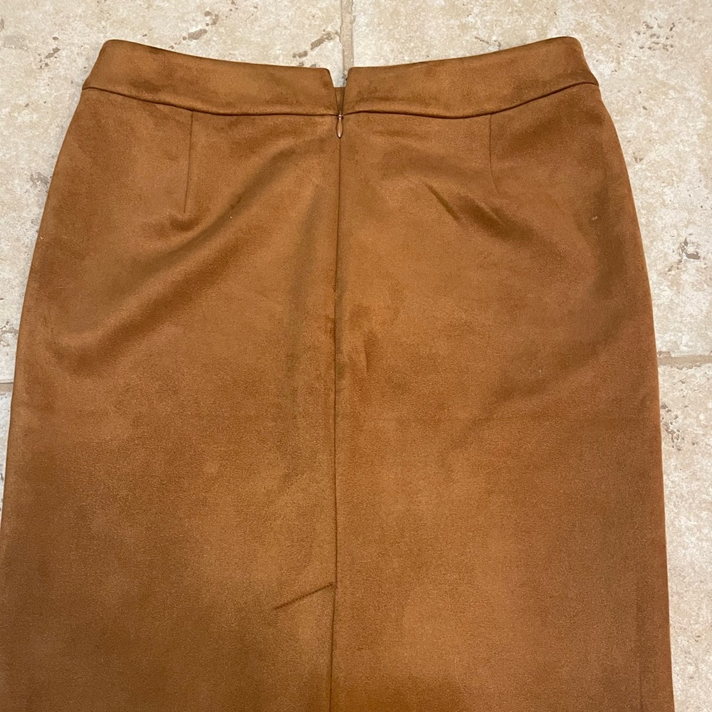 Ann Taylor factory faux suede skirt